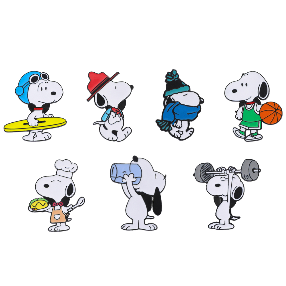 Embroidery Reddit - 7 Pezzi Spilla Anime con Animali