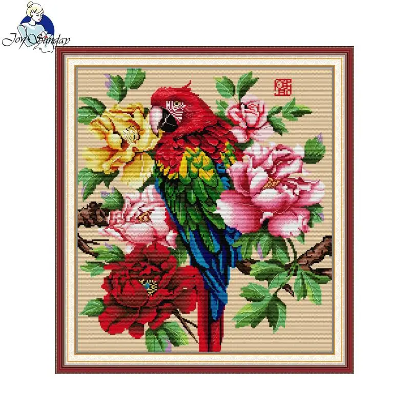 Embroidery Meaning - Joy Sunday Bellissimo modello di pappagallo