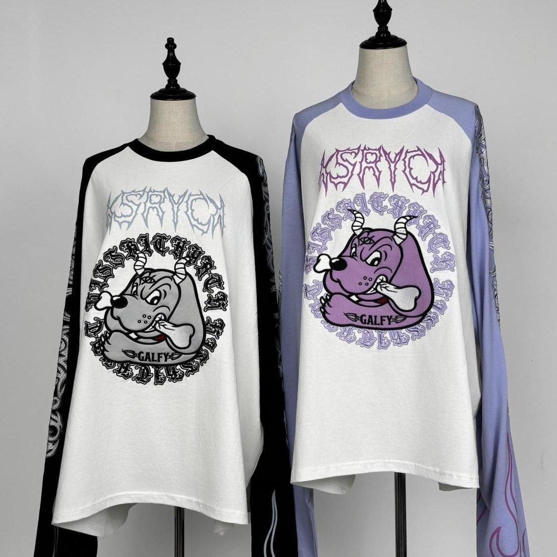 Embroidery Cotton Shirt - T-shirt a maniche lunghe e ampie
