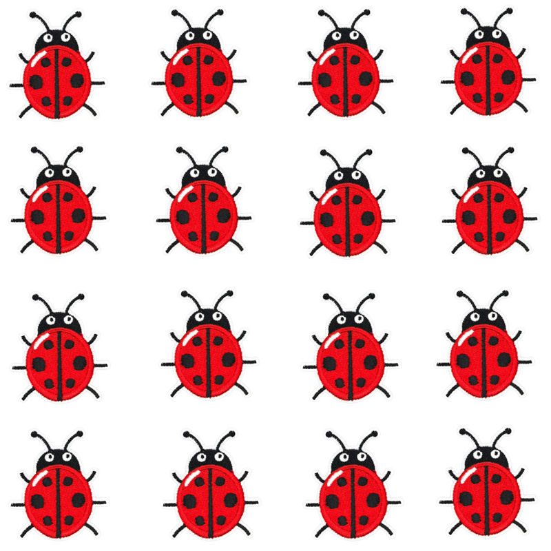 16 pezzi/confezione, piccoli t - Embroidery Lady Bug recensione e prezzo