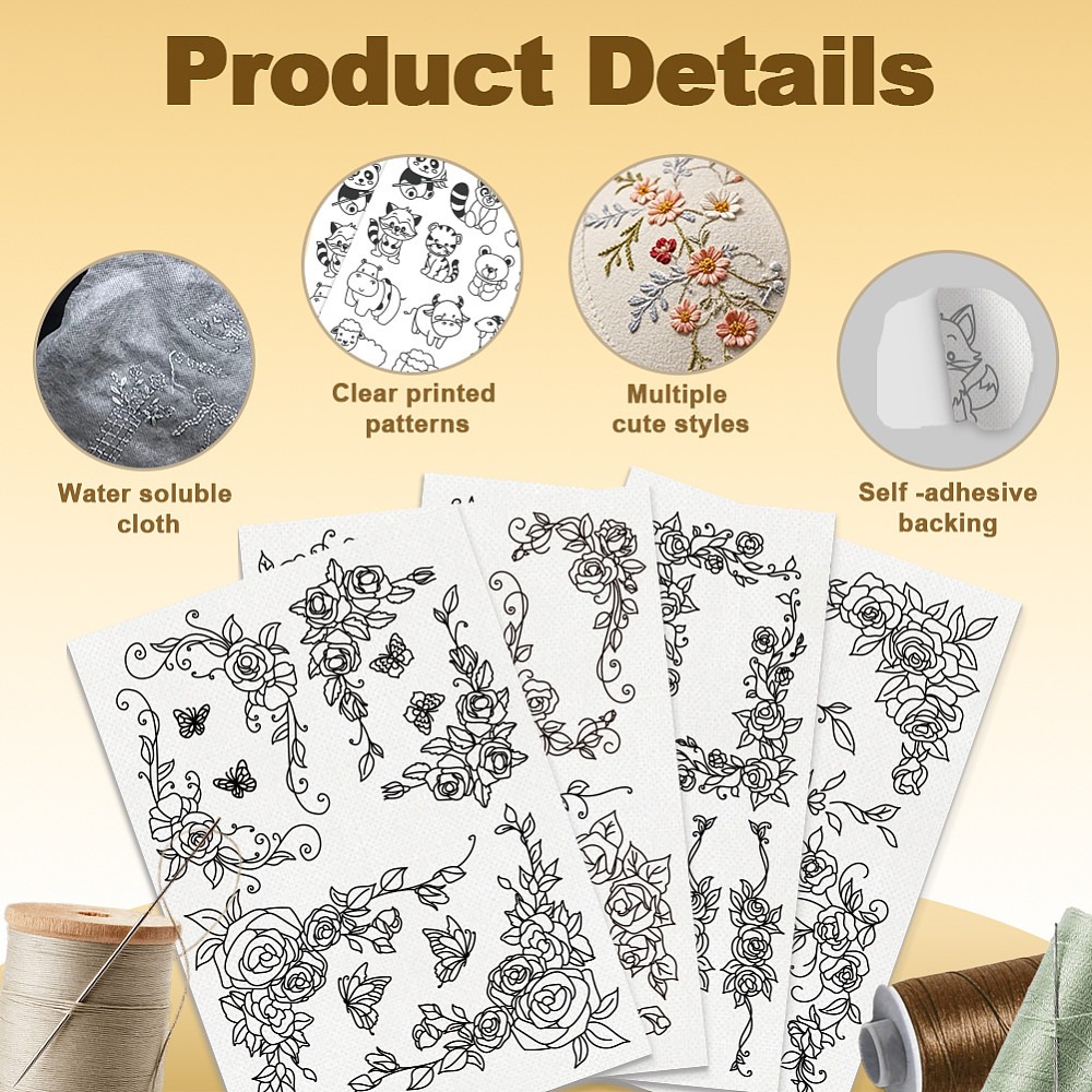 38 Pezzi di Stabilizzatori per - Embroidery Rose recensione e prezzo
